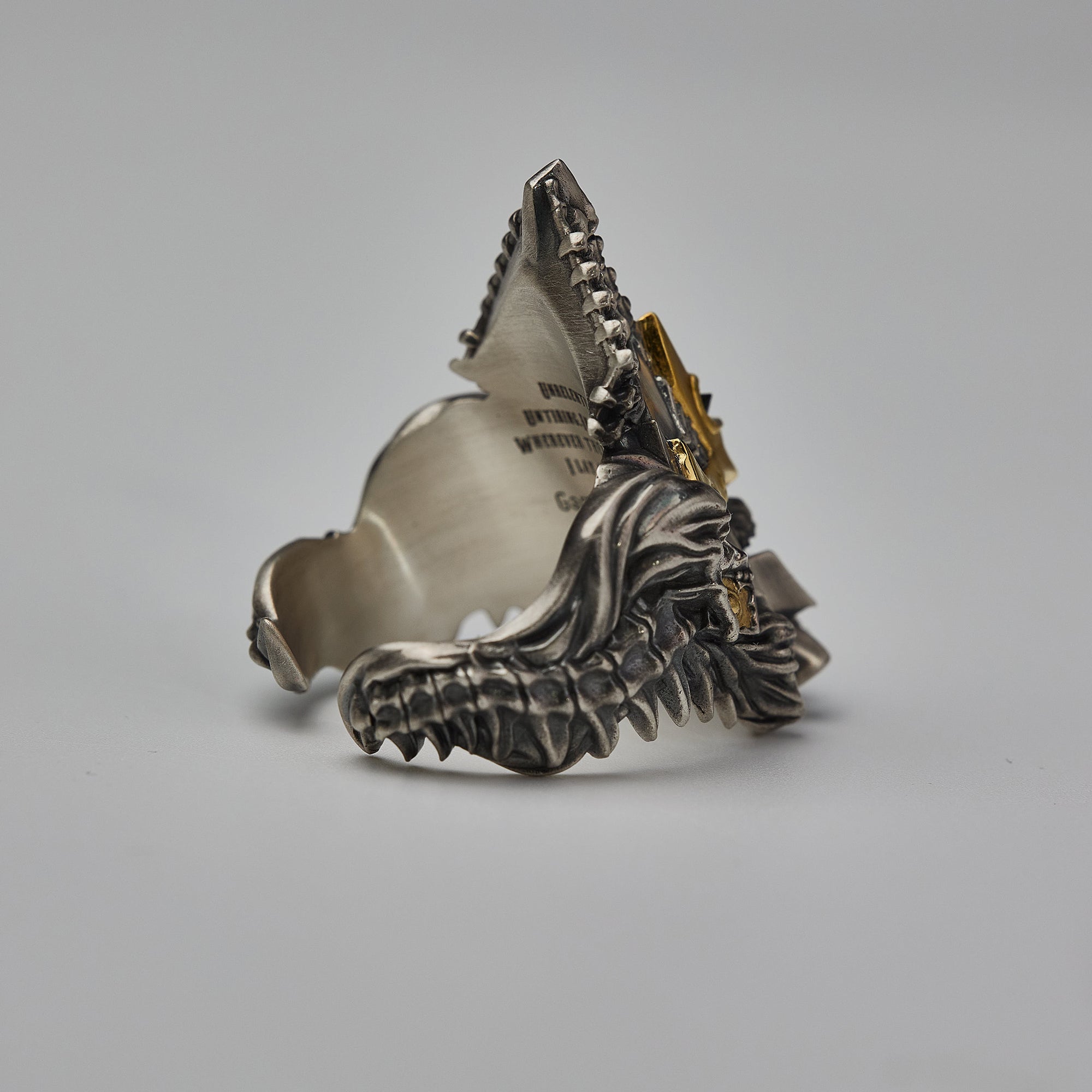 Warhammer Age of Sigmar Supreme Sigil of the Undead Gold Ring Nagash by Starforged